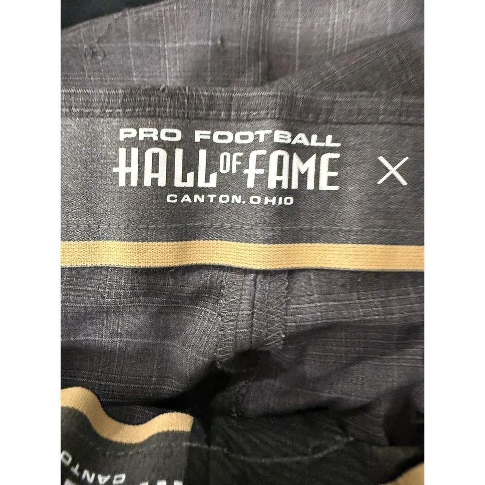 Haggar Pro Football Hall of Fame Mens Athletic Fit Suit Pants Grey Plaid 38x32